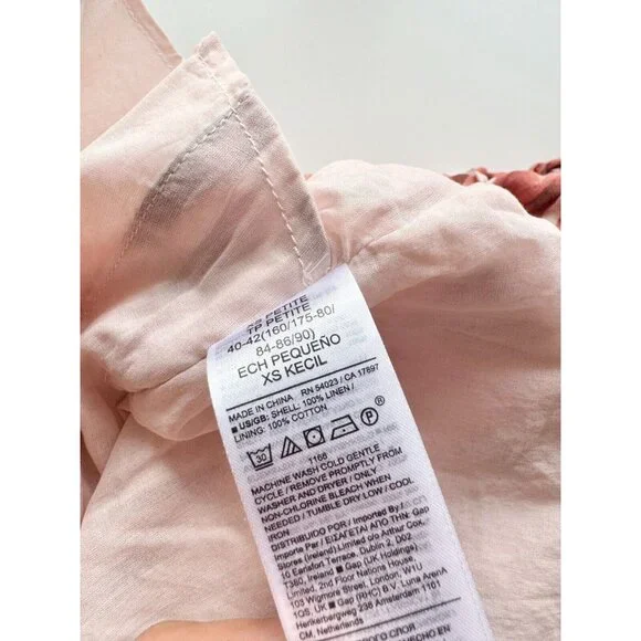 BANANA REPUBLIC Meridian Zebra Print Linen Off Shoulder Ruffle Dress, Size PXS - Picture 14 of 15